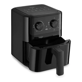 Fritadeira Elétrica Air Fryer Quad Fry 4,2 L,1400w Preto Elgin